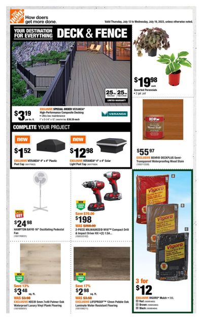Home Depot (Atlantic) Flyer July 13 to 19