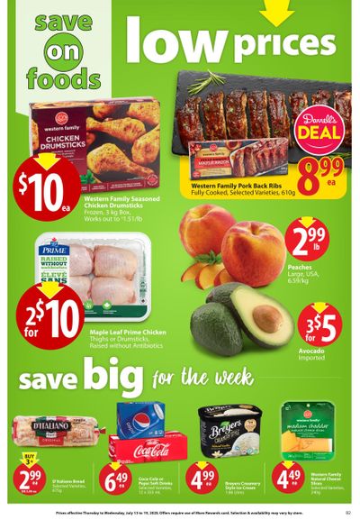 Save On Foods (AB) Flyer July 13 to 19