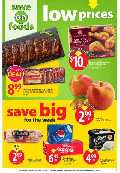 Save On Foods (SK) Flyer July 13 to 19
