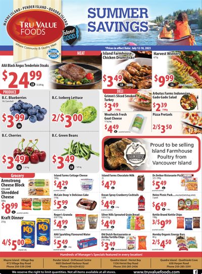 Tru Value Foods Flyer July 12 to 18