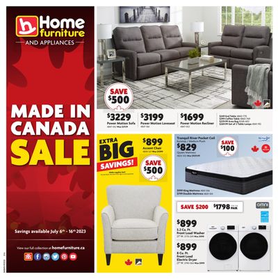 Home Furniture (ON) Flyer July 6 to 16