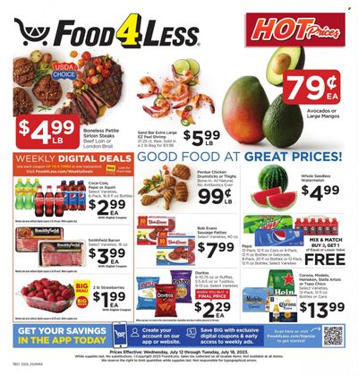Food 4 Less (IL) Weekly Ad Flyer Specials July 12 to July 18, 2023