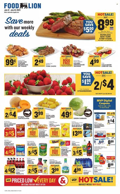 Food Lion (NC) Weekly Ad Flyer Specials July 12 to July 18, 2023