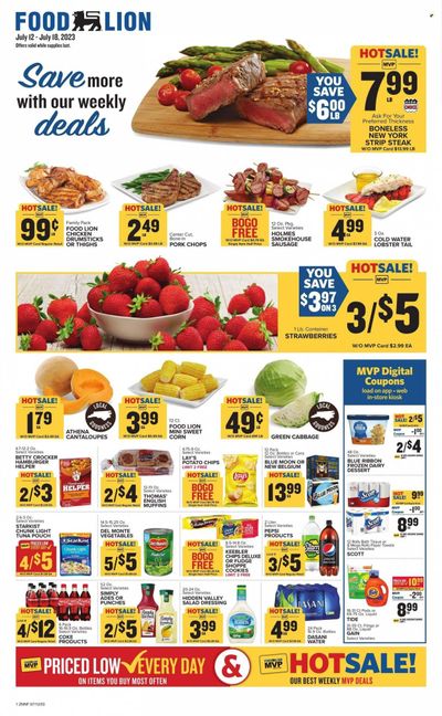 Food Lion (NC) Weekly Ad Flyer Specials July 12 to July 18, 2023