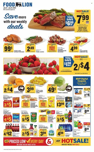 Food Lion (NC) Weekly Ad Flyer Specials July 12 to July 18, 2023