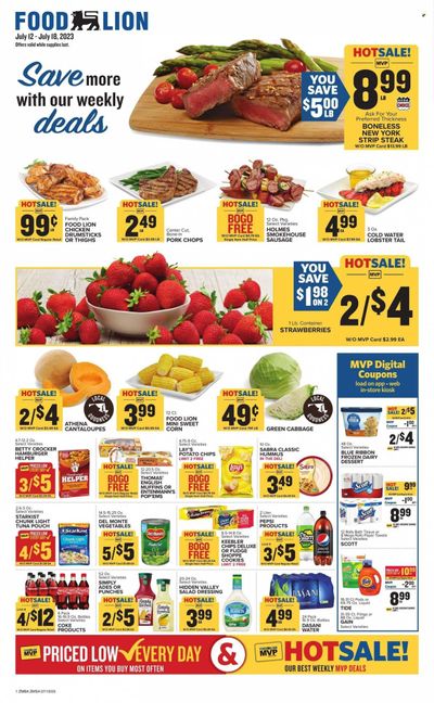 Food Lion (DE, MD) Weekly Ad Flyer Specials July 12 to July 18, 2023