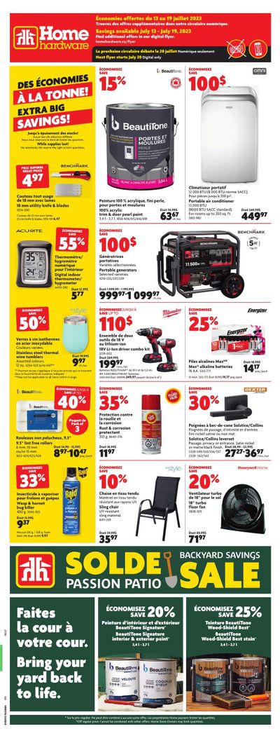 Home Hardware (QC) Flyer July 13 to 19