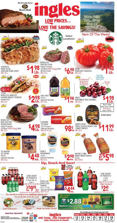 Ingles (GA, NC, SC, TN) Weekly Ad Flyer Specials July 12 to July 18, 2023