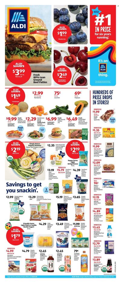 ALDI (TX) Weekly Ad Flyer Specials July 12 to July 18, 2023