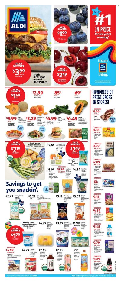 ALDI (TX) Weekly Ad Flyer Specials July 12 to July 18, 2023