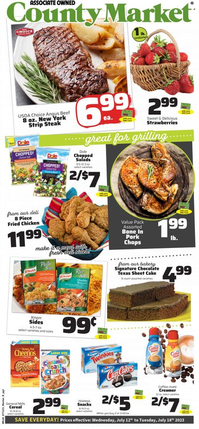 County Market (IL, IN, MO) Weekly Ad Flyer Specials July 12 to July 18, 2023