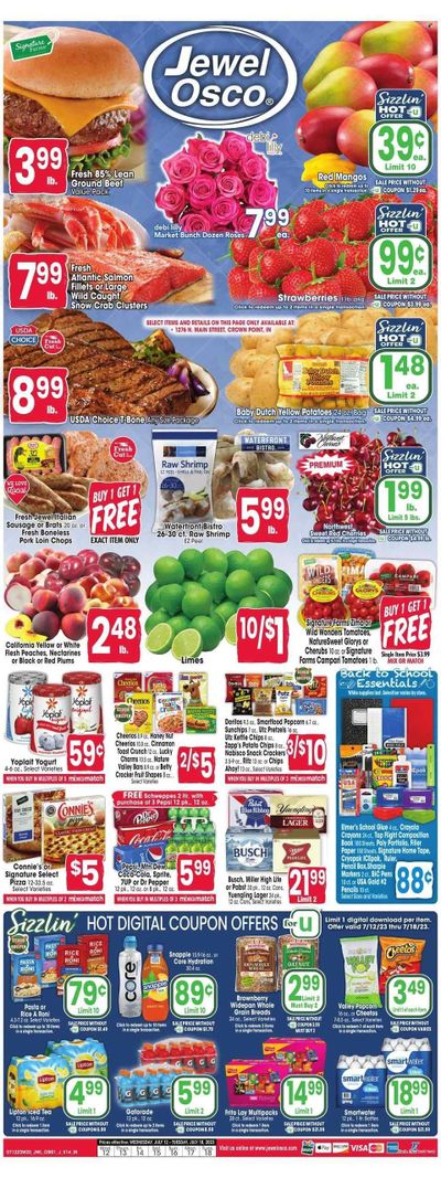 Jewel Osco (IN) Weekly Ad Flyer Specials July 12 to July 18, 2023