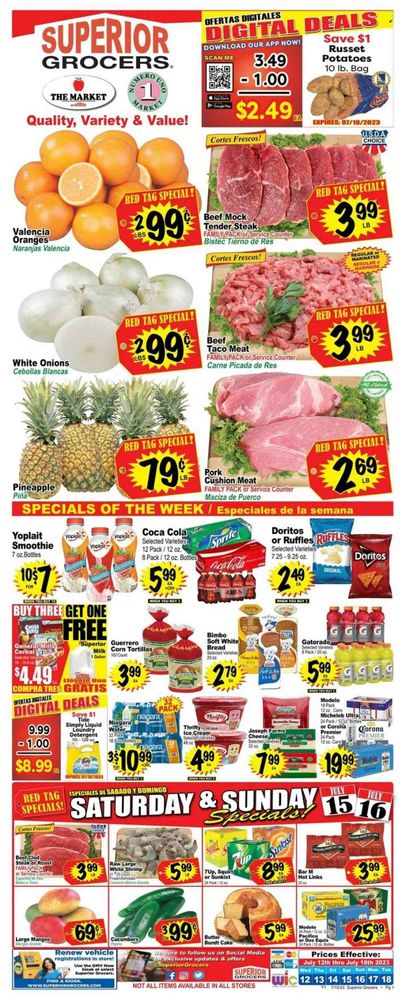 Superior Grocers (CA) Weekly Ad Flyer Specials July 12 to July 18, 2023