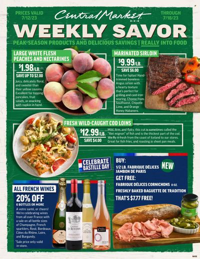 Central Market (TX) Weekly Ad Flyer Specials July 12 to July 18, 2023
