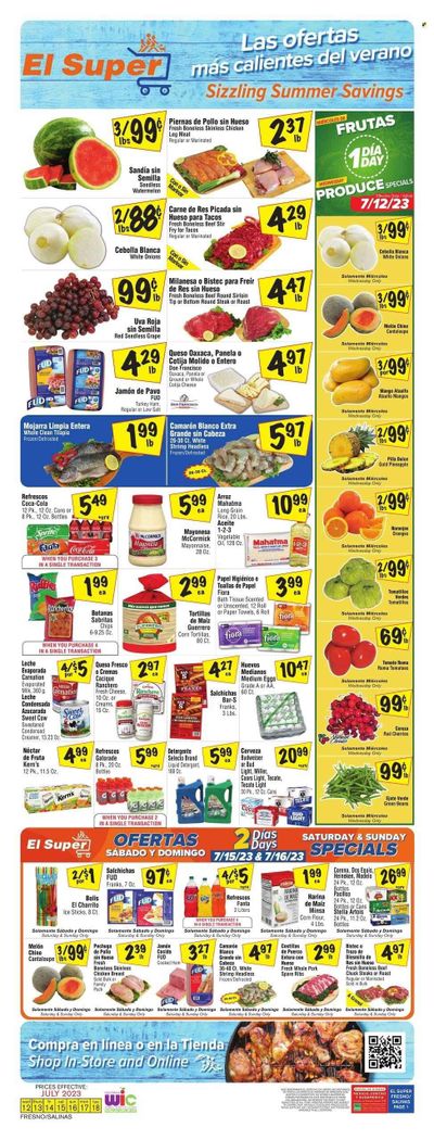 El Super (CA) Weekly Ad Flyer Specials July 12 to July 25, 2023