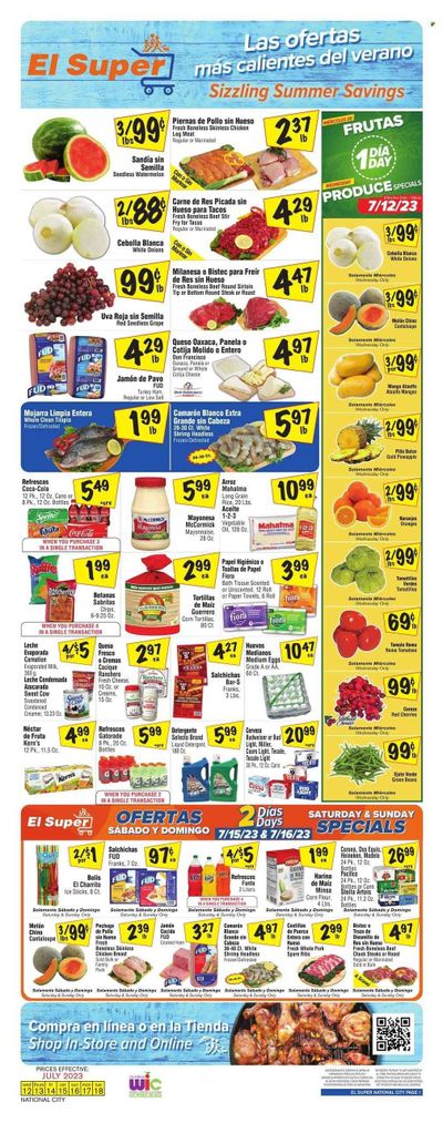 El Super (CA) Weekly Ad Flyer Specials July 12 to July 25, 2023