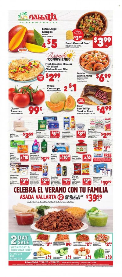 Vallarta (CA) Weekly Ad Flyer Specials July 12 to July 18, 2023