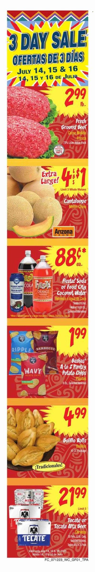 Food City (AZ) Weekly Ad Flyer Specials July 12 to July 18, 2023