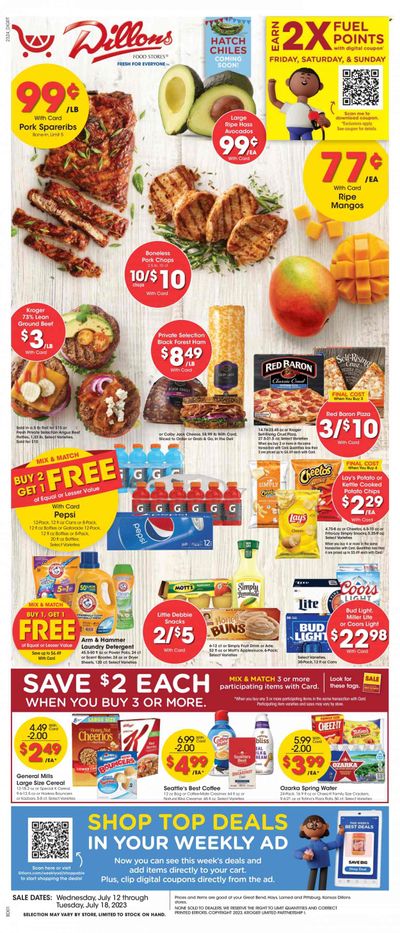 Dillons (KS) Weekly Ad Flyer Specials July 12 to July 18, 2023