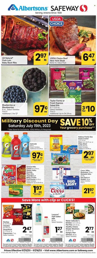 Safeway (AZ) Weekly Ad Flyer Specials July 12 to July 18, 2023