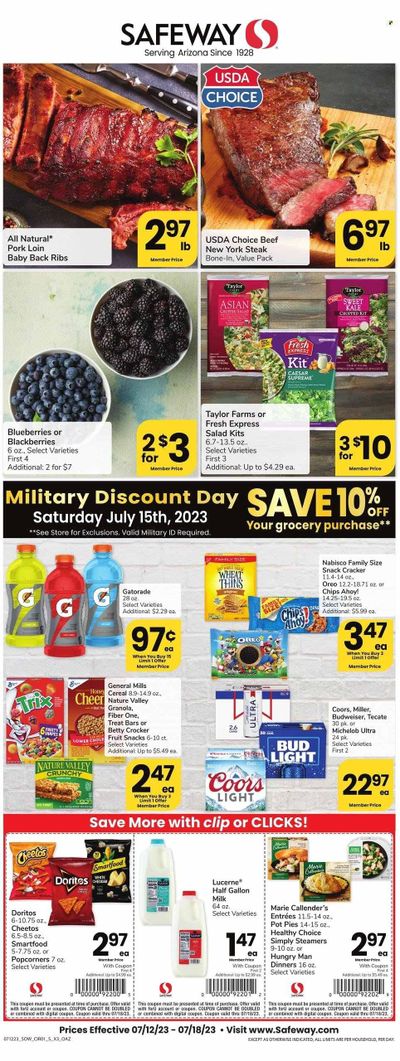 Safeway (AZ) Weekly Ad Flyer Specials July 12 to July 18, 2023