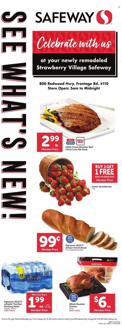 Safeway (CA) Weekly Ad Flyer Specials July 12 to July 18, 2023