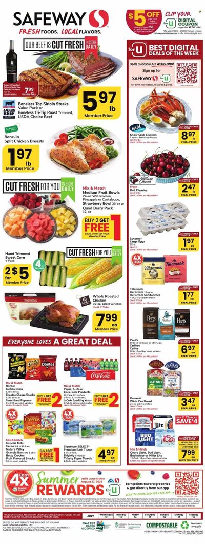 Safeway (CO) Weekly Ad Flyer Specials July 12 to July 18, 2023