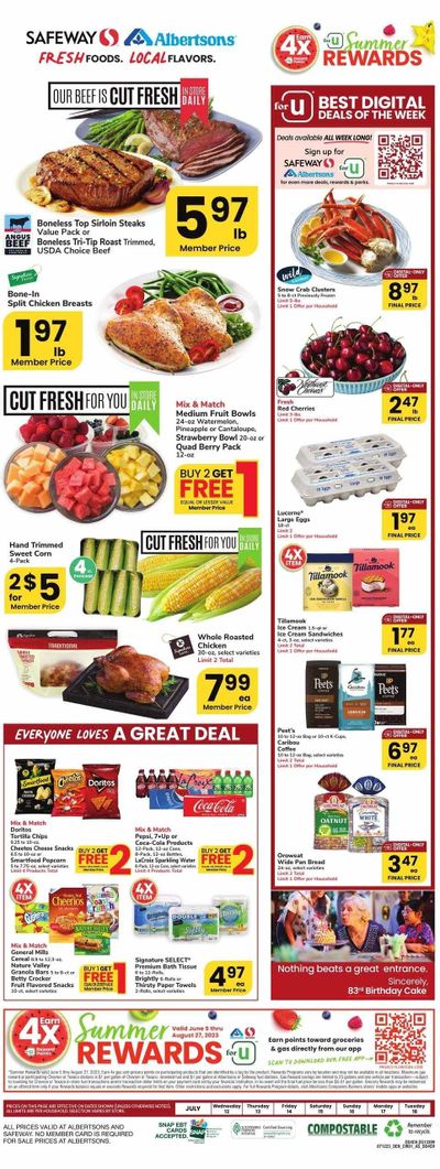 Safeway (CO, WY) Weekly Ad Flyer Specials July 12 to July 18, 2023