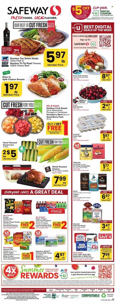 Safeway (CO) Weekly Ad Flyer Specials July 12 to July 18, 2023