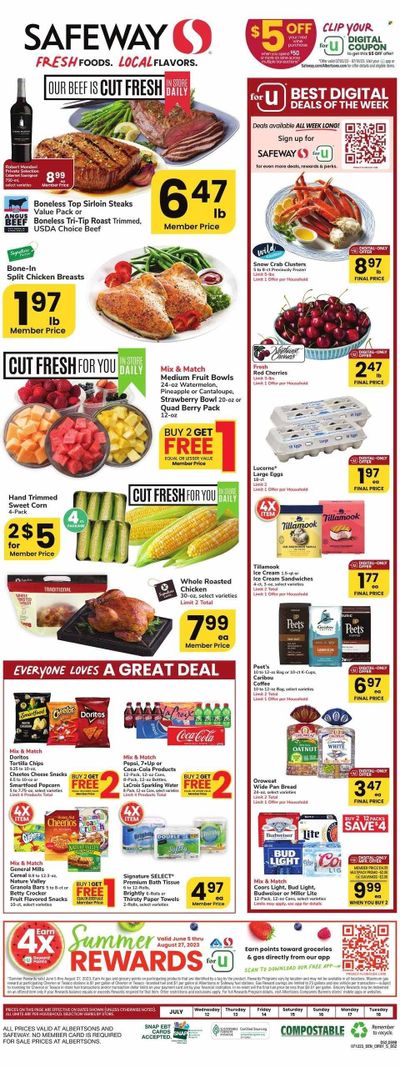 Safeway (CO) Weekly Ad Flyer Specials July 12 to July 18, 2023
