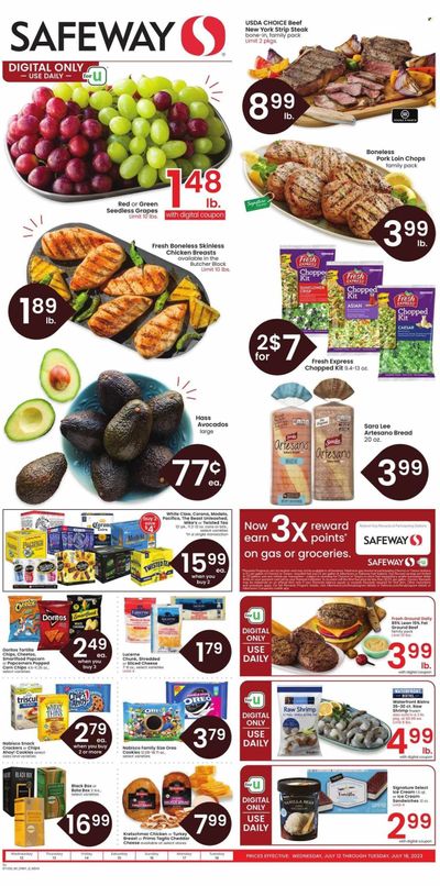 Safeway (CO) Weekly Ad Flyer Specials July 12 to July 18, 2023