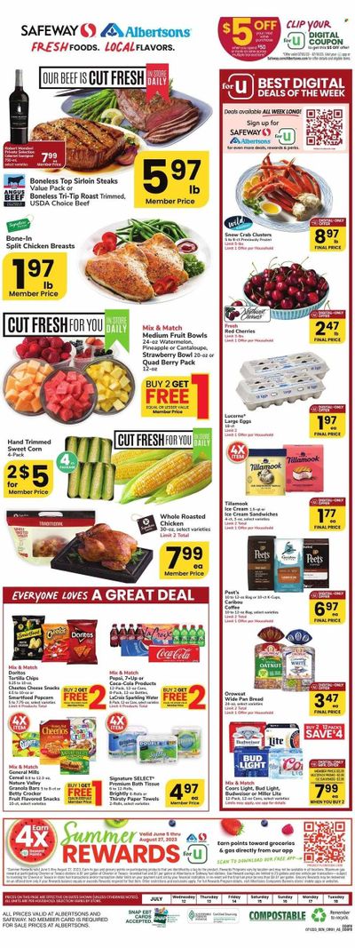 Safeway (CO) Weekly Ad Flyer Specials July 12 to July 18, 2023