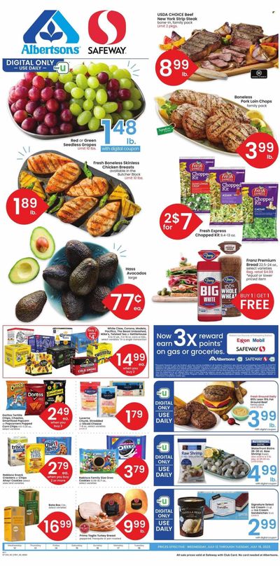 Safeway (MT) Weekly Ad Flyer Specials July 12 to July 18, 2023