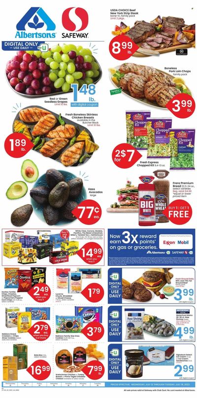 Safeway (MT) Weekly Ad Flyer Specials July 12 to July 18, 2023