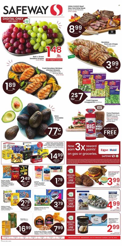Safeway (MT) Weekly Ad Flyer Specials July 12 to July 18, 2023