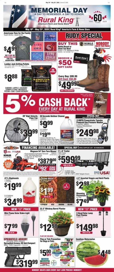 Rural King Weekly Ad & Flyer May 10 to 23