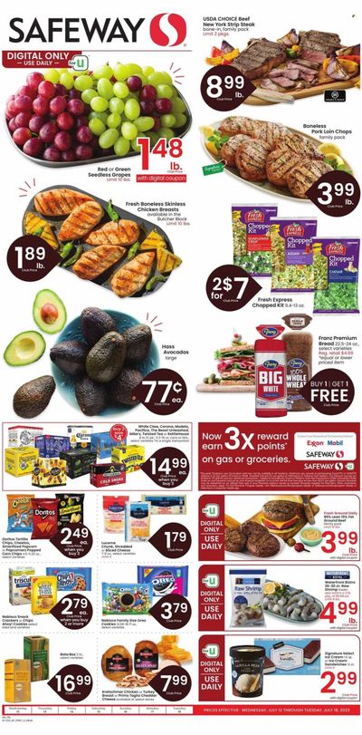Safeway (MT) Weekly Ad Flyer Specials July 12 to July 18, 2023