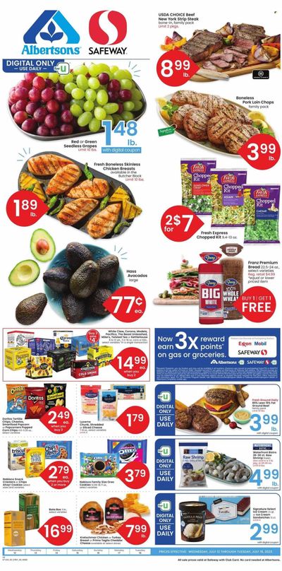 Safeway (MT) Weekly Ad Flyer Specials July 12 to July 18, 2023