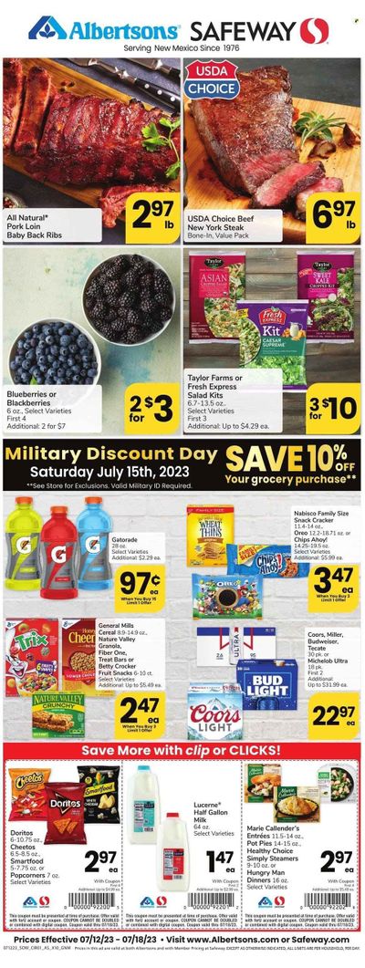 Safeway (NM) Weekly Ad Flyer Specials July 12 to July 18, 2023