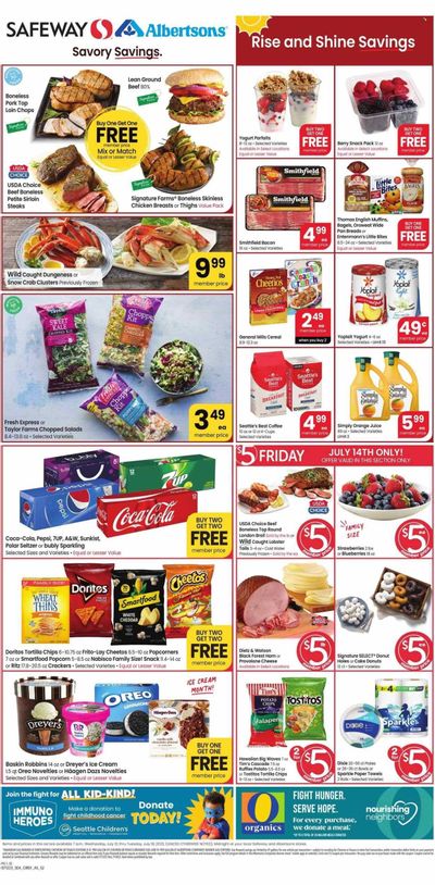 Safeway (WA) Weekly Ad Flyer Specials July 12 to July 18, 2023