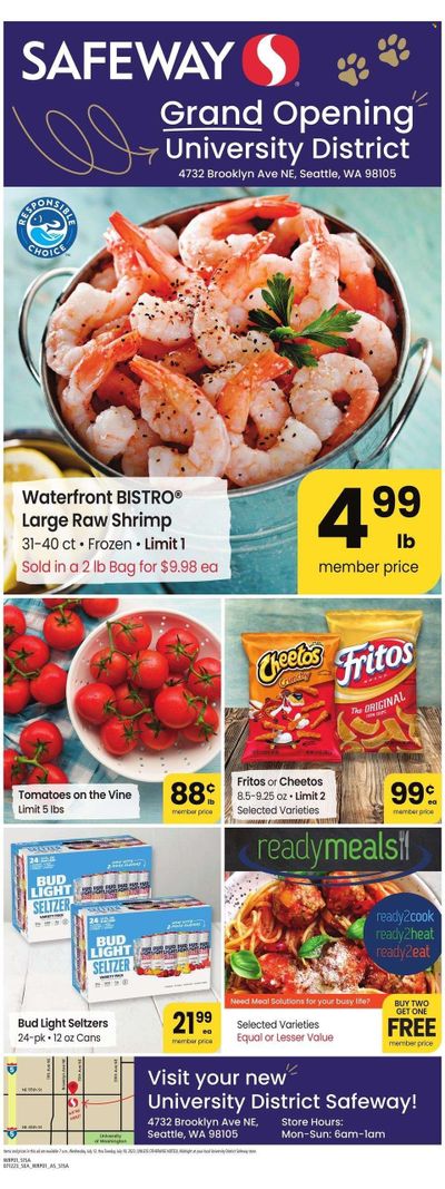 Safeway (WA) Weekly Ad Flyer Specials July 12 to July 18, 2023