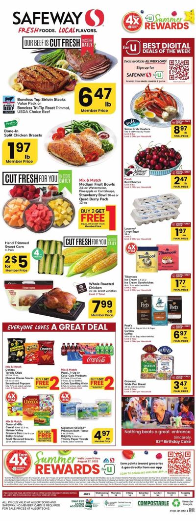Safeway (WY) Weekly Ad Flyer Specials July 12 to July 18, 2023