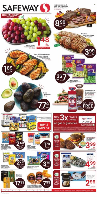 Safeway (WY) Weekly Ad Flyer Specials July 12 to July 18, 2023