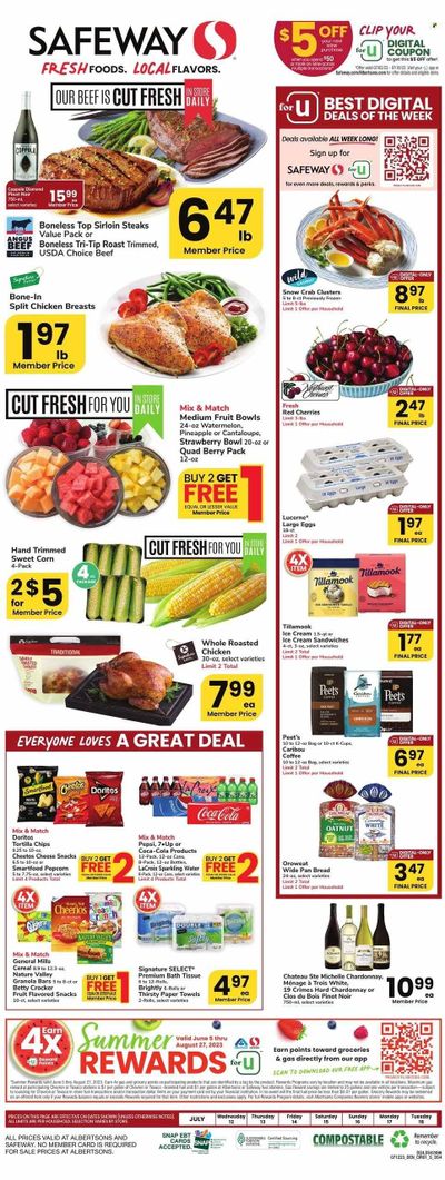 Safeway (WY) Weekly Ad Flyer Specials July 12 to July 18, 2023