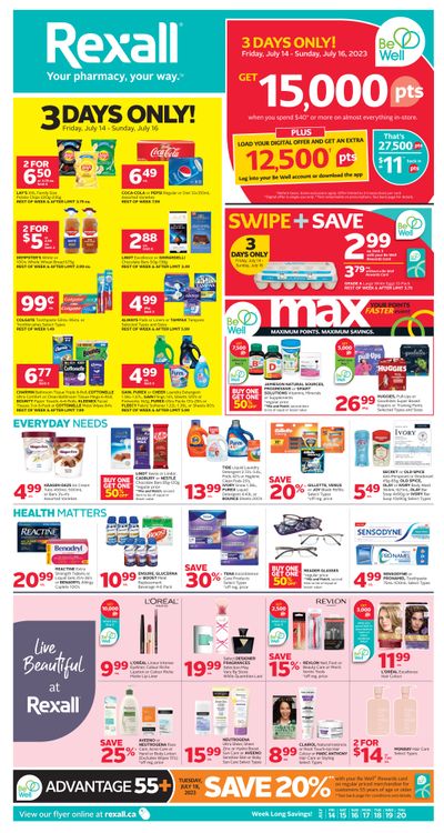 Rexall (ON) Flyer July 14 to 20