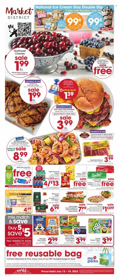 Giant Eagle (OH) Weekly Ad Flyer Specials July 13 to July 19, 2023