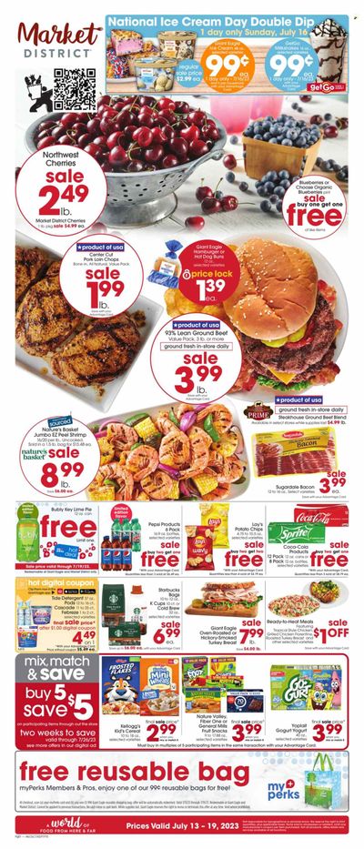 Giant Eagle (OH) Weekly Ad Flyer Specials July 13 to July 19, 2023