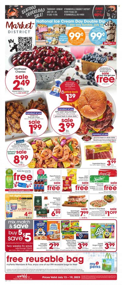 Giant Eagle (OH) Weekly Ad Flyer Specials July 13 to July 19, 2023