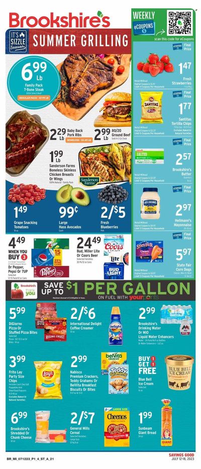 Brookshires (TX) Weekly Ad Flyer Specials July 12 to July 18, 2023