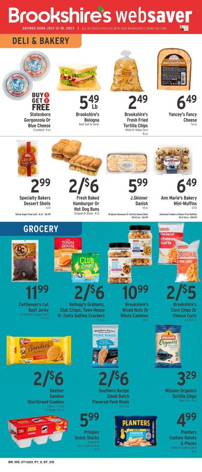 Brookshires (AR, LA, TX) Weekly Ad Flyer Specials July 12 to July 18, 2023